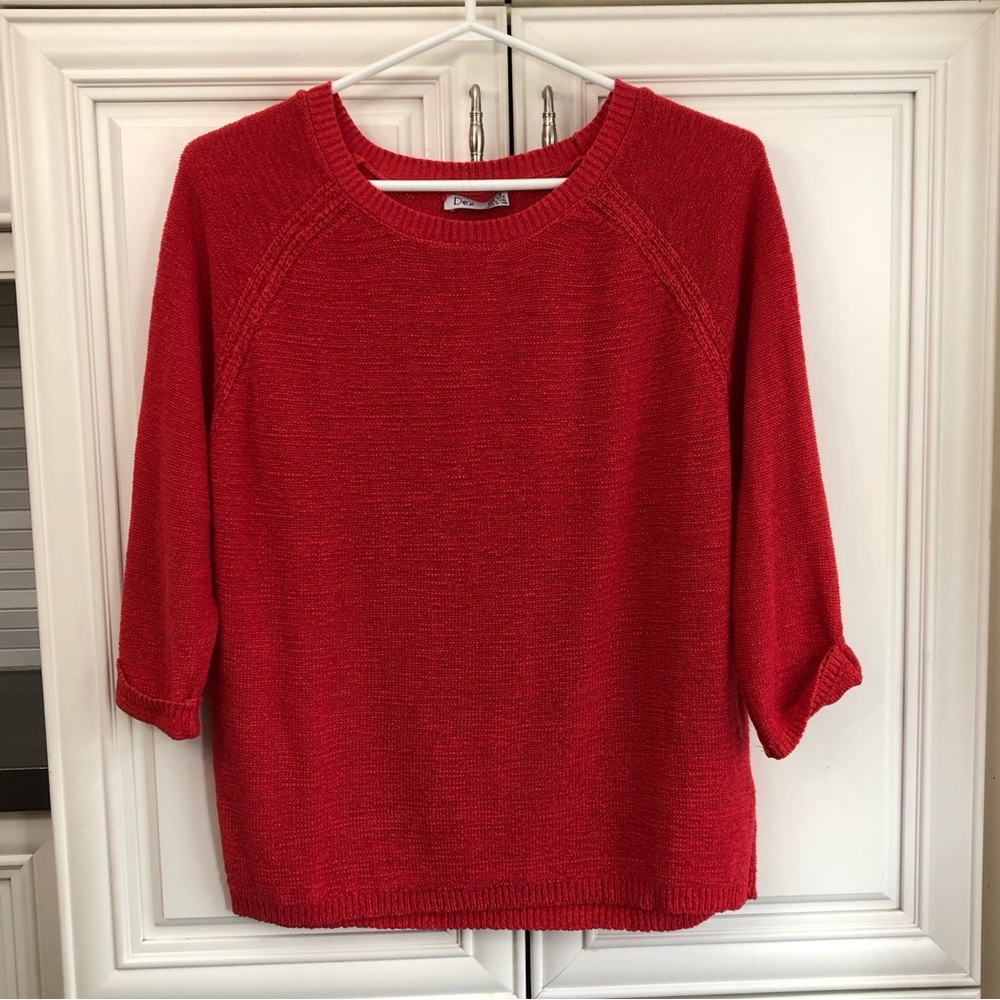 EUC Dex women’s velour sweater